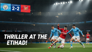 Kết quả Man City vs Arsenal